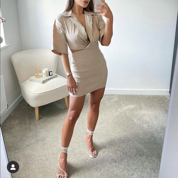 Zara Cut Out Mini Dress - Picture 11 of 14
